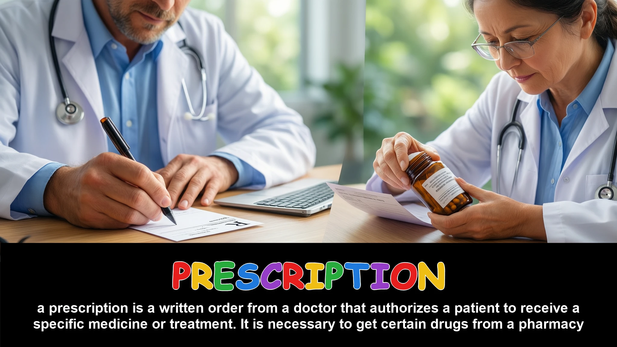 English Illustration for prescription